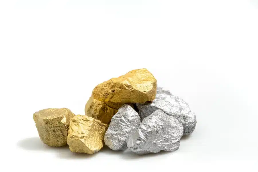 Pure gold and platinum.